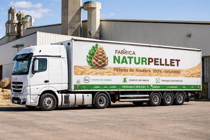 Camión completo de pellet Naturpellet